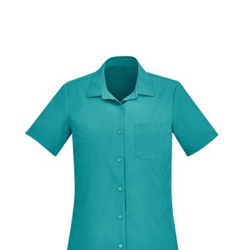 Womens Florence Plain Short Sleeve Shirt