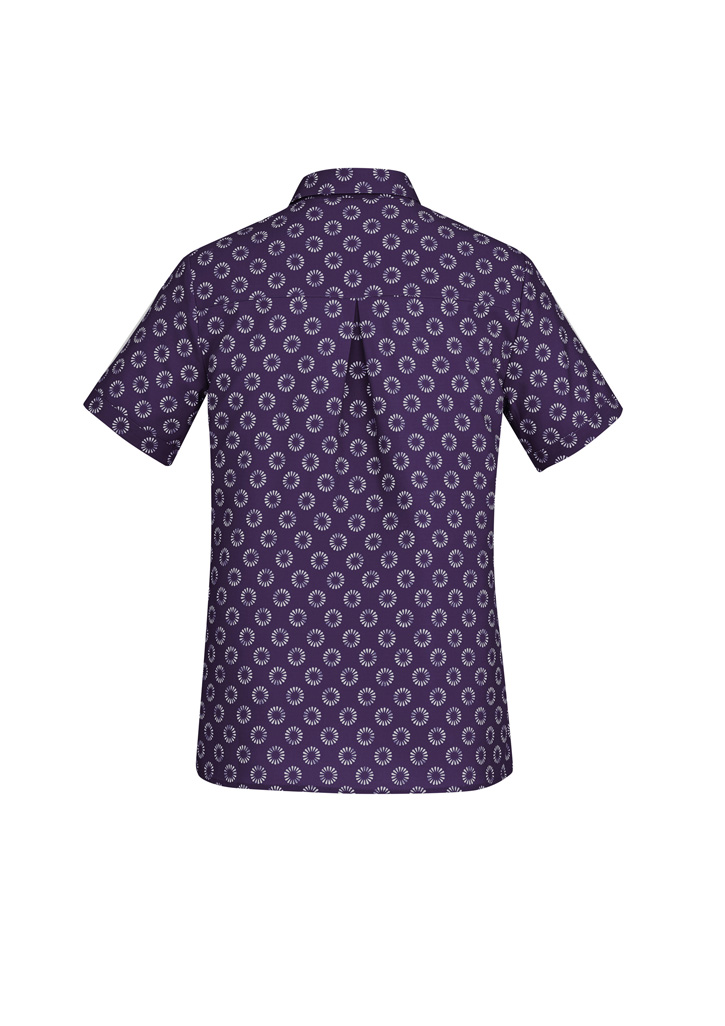 Womens Florence Daisy Print Short Sleeve Shirt - Image 23