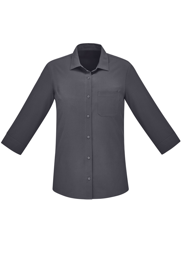 Womens Florence Plain 3/4 Sleeve Shirt - Image 18
