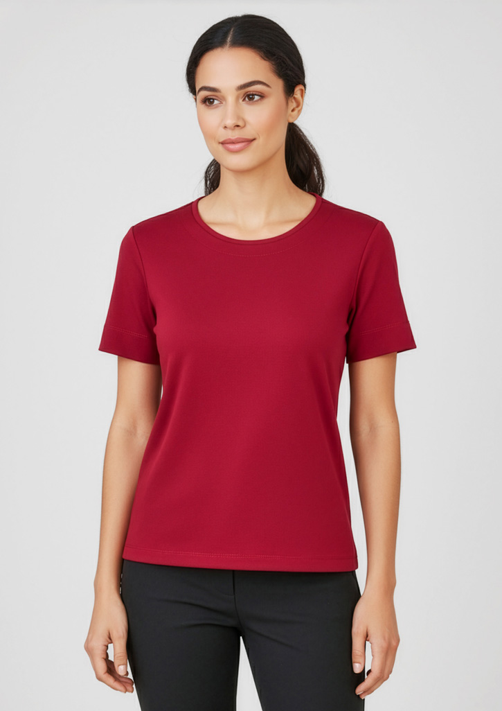 Womens Marley Short Sleeve Jersey Top - Image 23