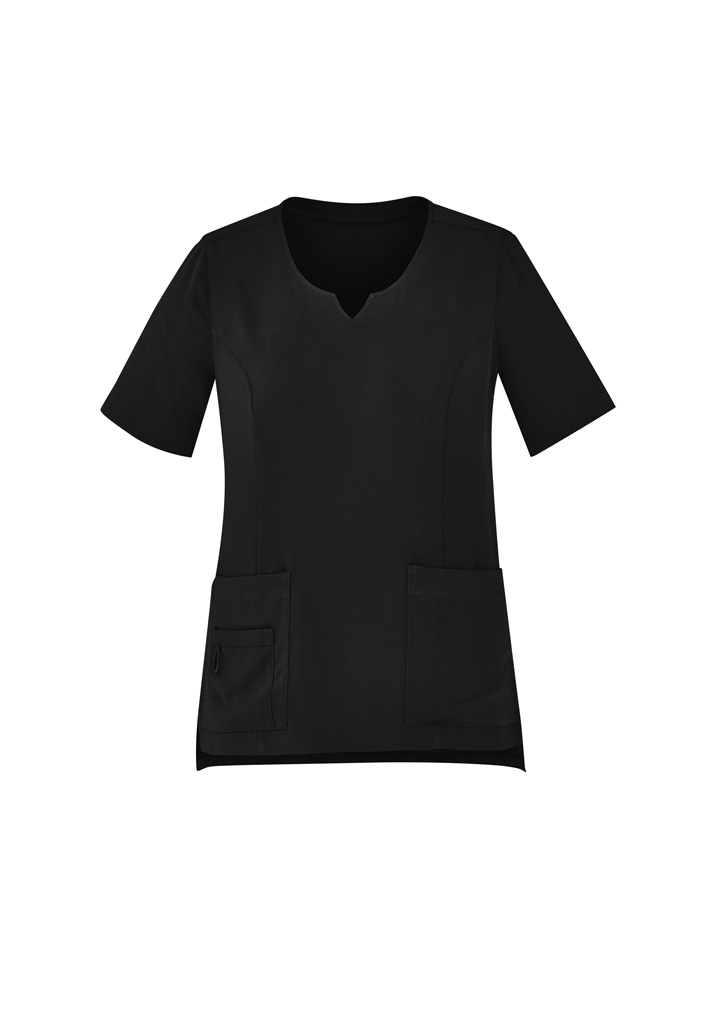 Womens Avery Round Neck Scrub Top - Image 36