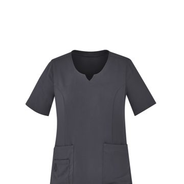 Womens Avery Round Neck Scrub Top