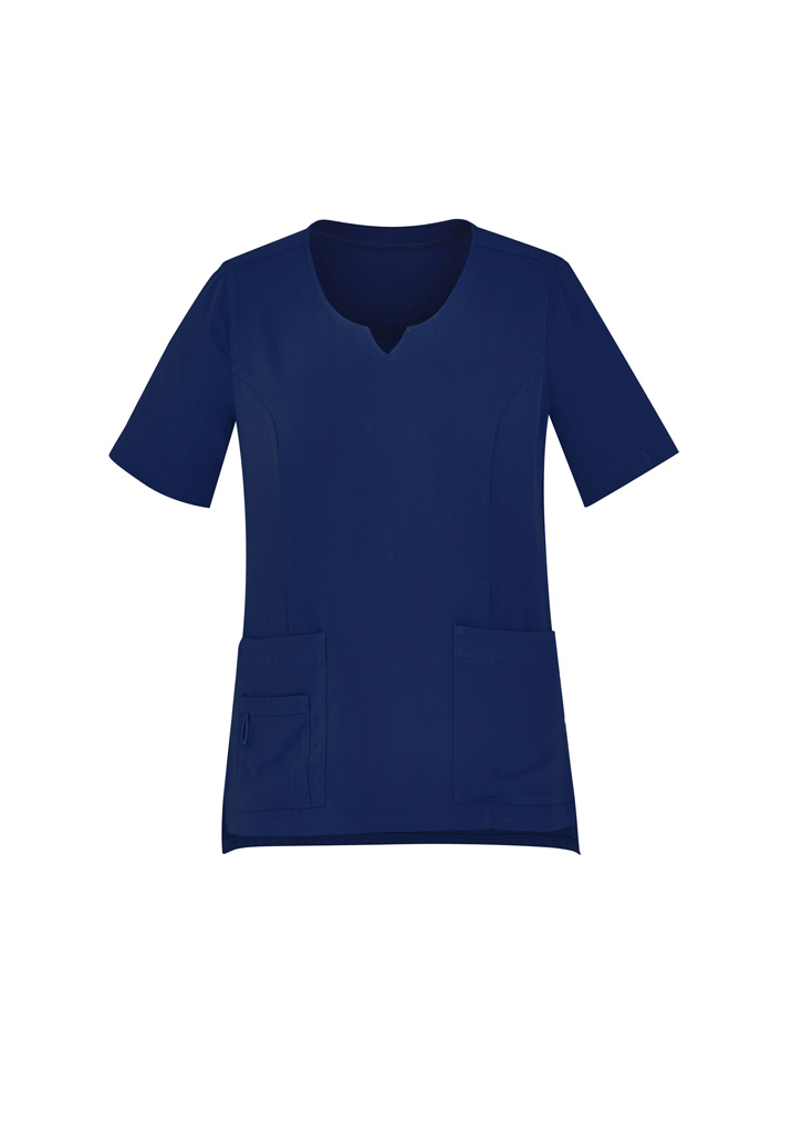 Womens Avery Round Neck Scrub Top - Image 29