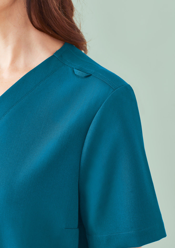 Womens Pulse V-Neck Scrub Top - Image 32
