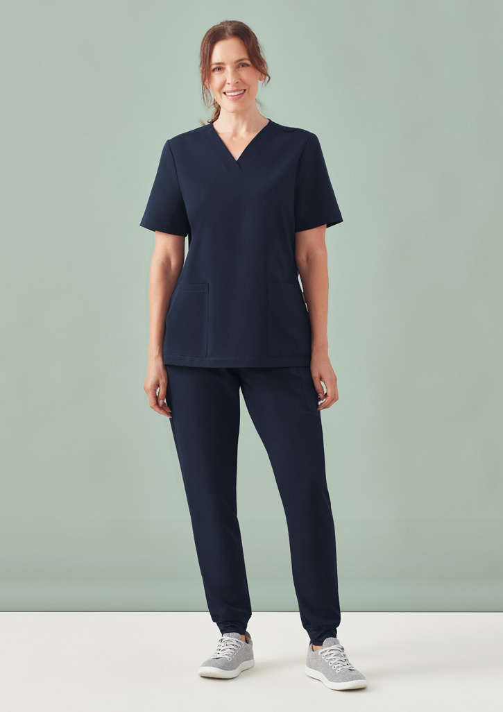 Womens Pulse V-Neck Scrub Top - Image 53