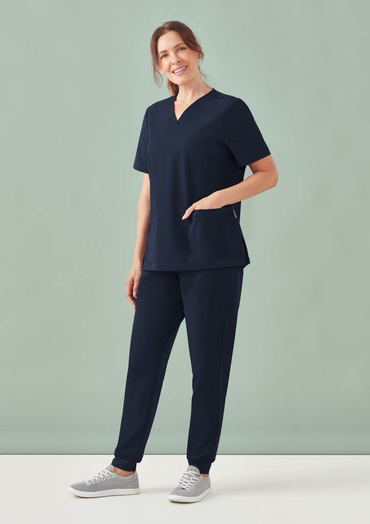 Womens Pulse V-Neck Scrub Top - Image 54