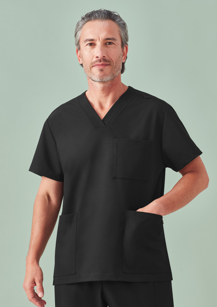 Unisex Pulse V-Neck Scrub Top - Image 36