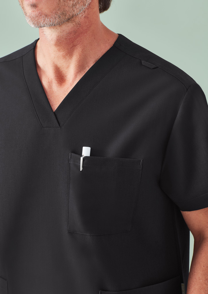 Unisex Pulse V-Neck Scrub Top - Image 39