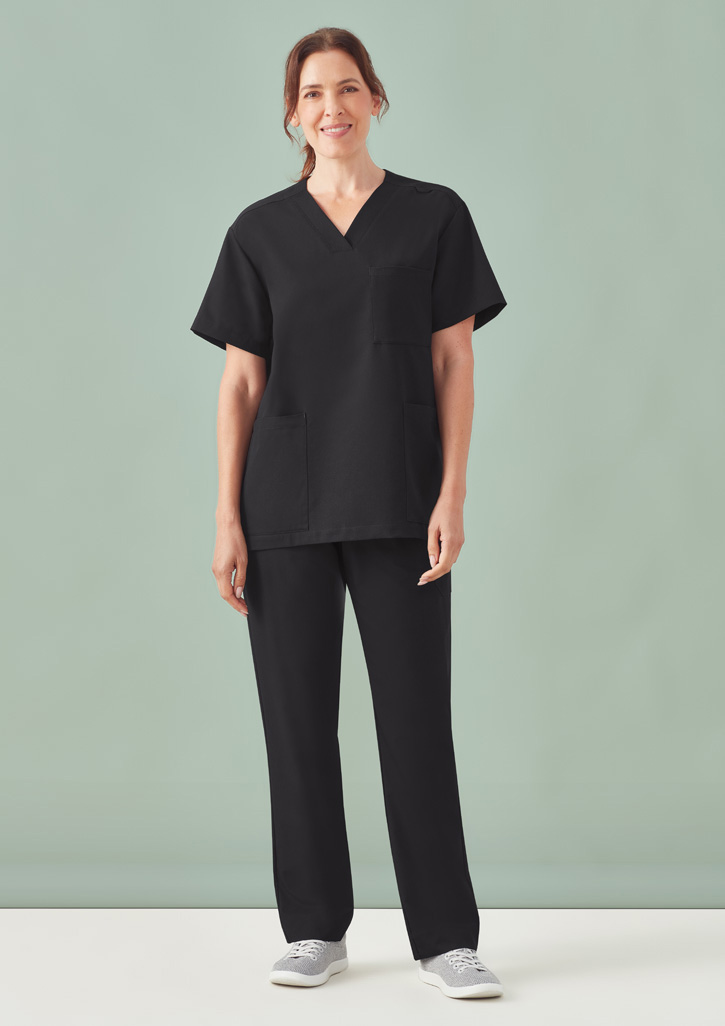 Unisex Pulse V-Neck Scrub Top - Image 45
