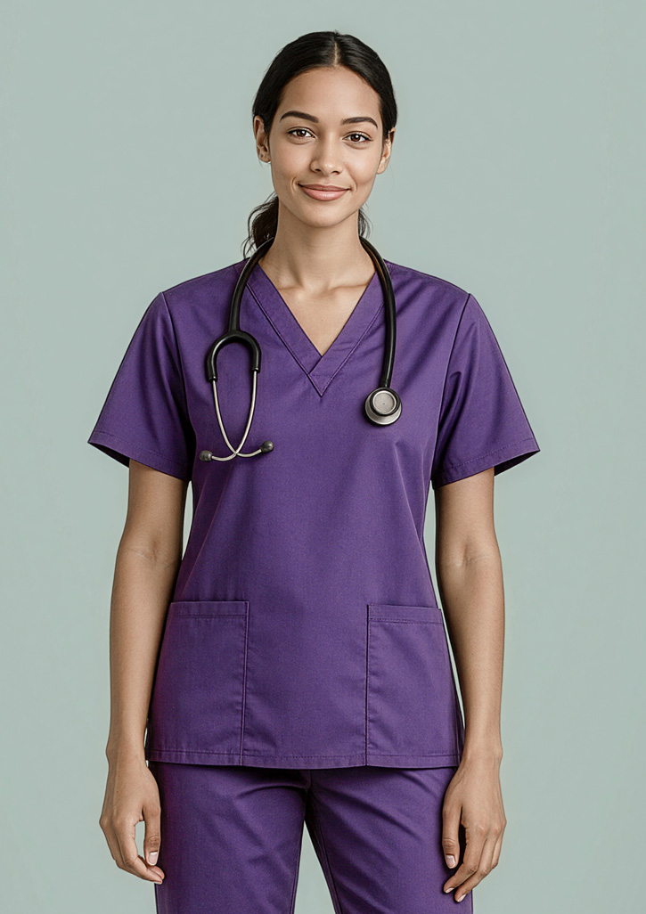 Classic Womens Scrub Top - Image 30