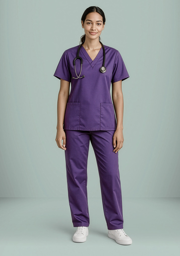 Classic Womens Scrub Top - Image 31