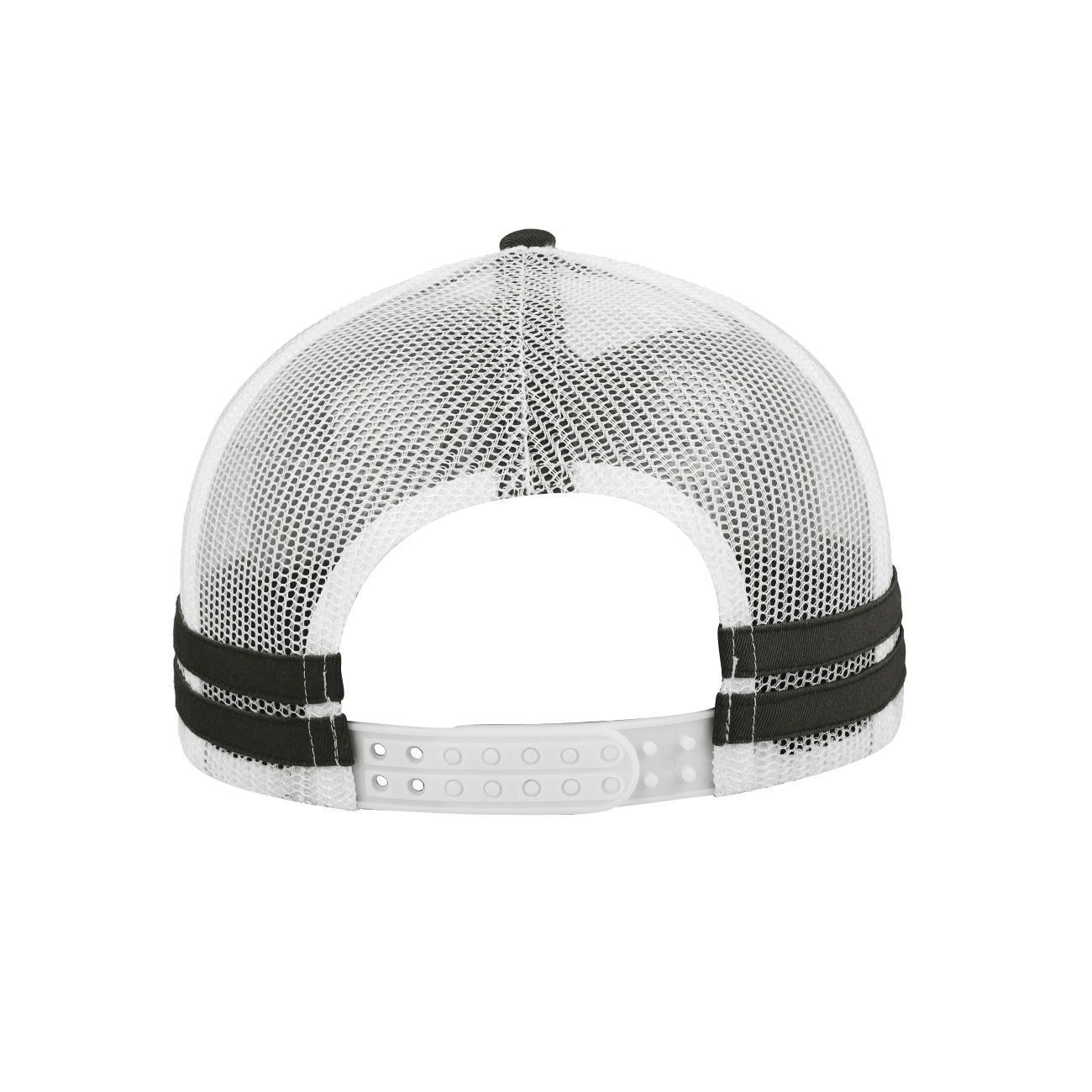 F24503 Headwear24 Striped Trucker Cap - Image 4