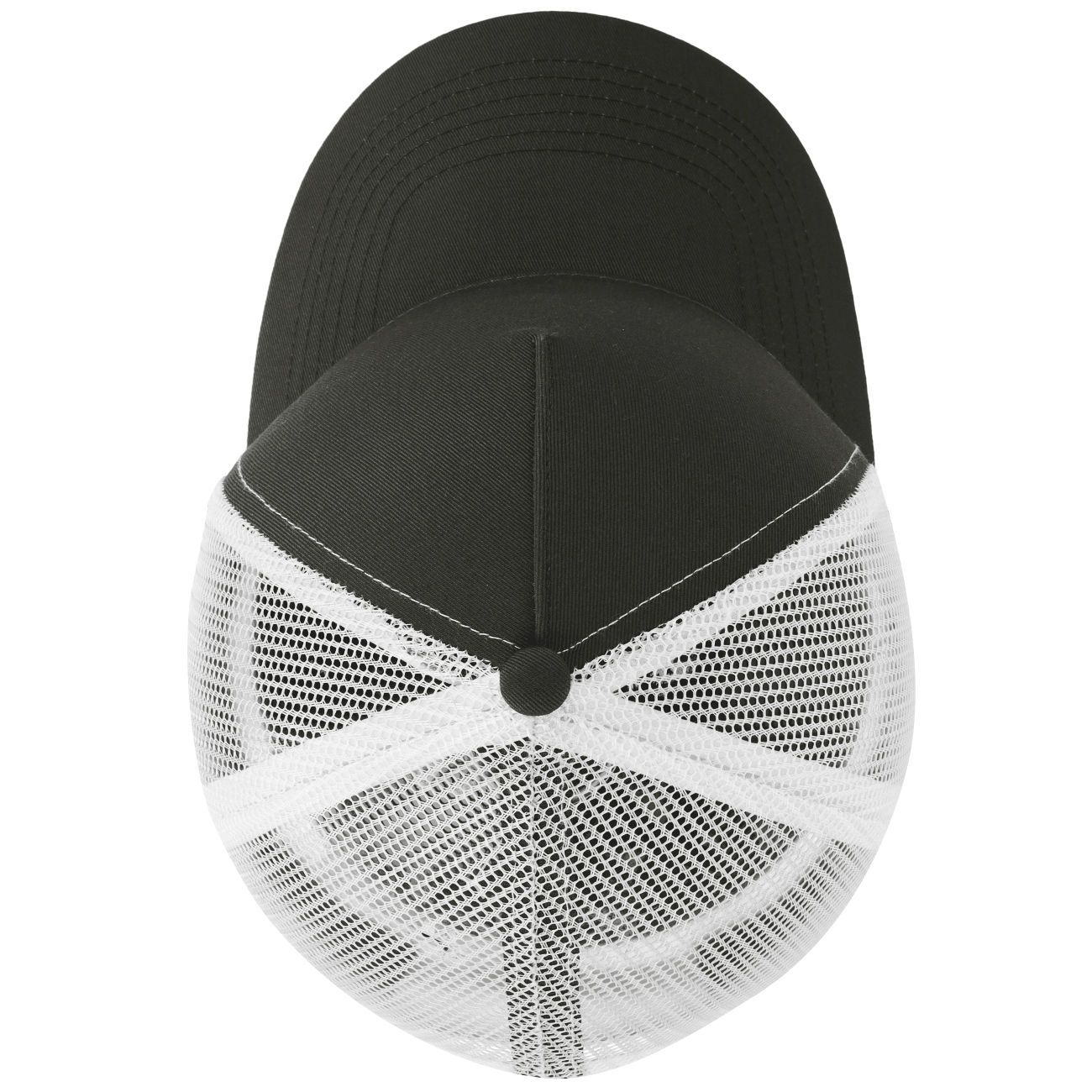 F24503 Headwear24 Striped Trucker Cap - Image 7