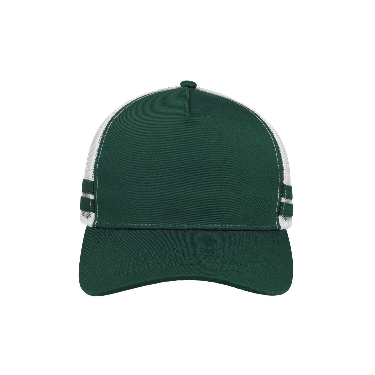 F24503 Headwear24 Striped Trucker Cap - Image 9