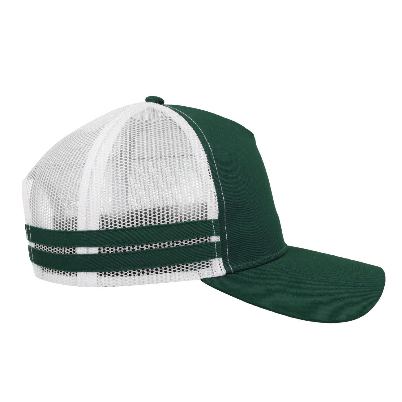 F24503 Headwear24 Striped Trucker Cap - Image 12