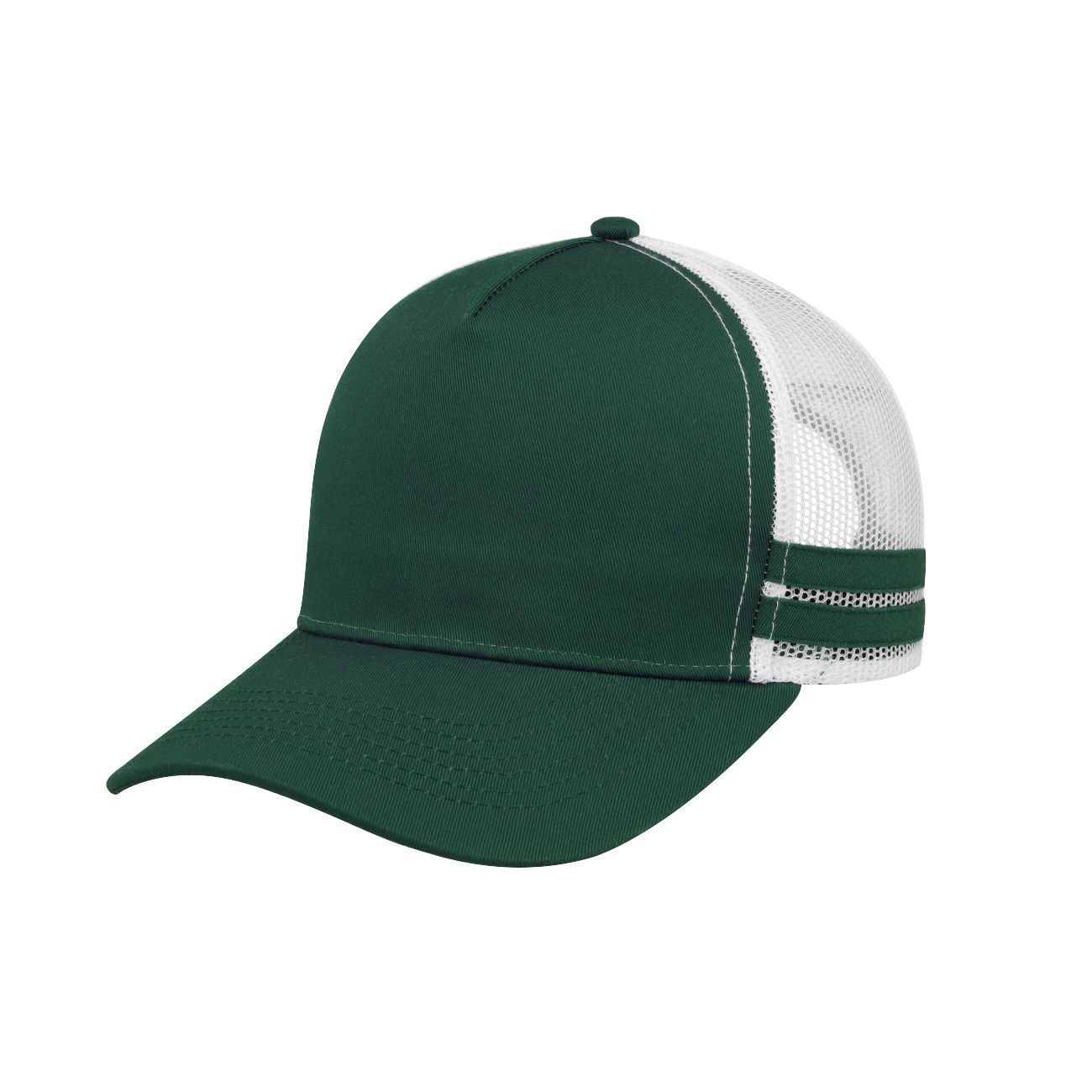 F24503 Headwear24 Striped Trucker Cap - Image 8