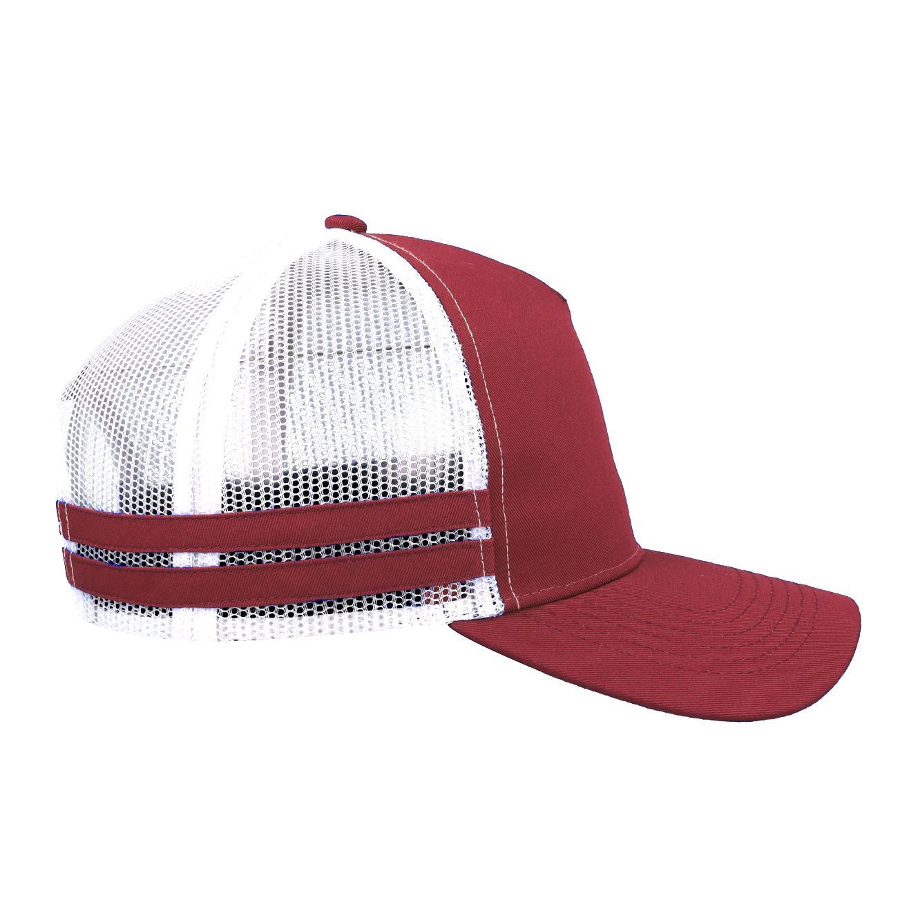 F24503 Headwear24 Striped Trucker Cap - Image 18