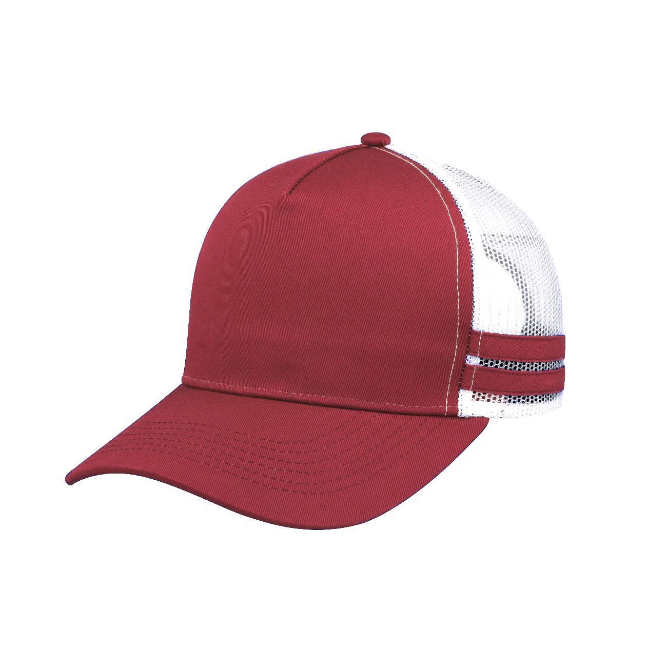 F24503 Headwear24 Striped Trucker Cap - Image 14