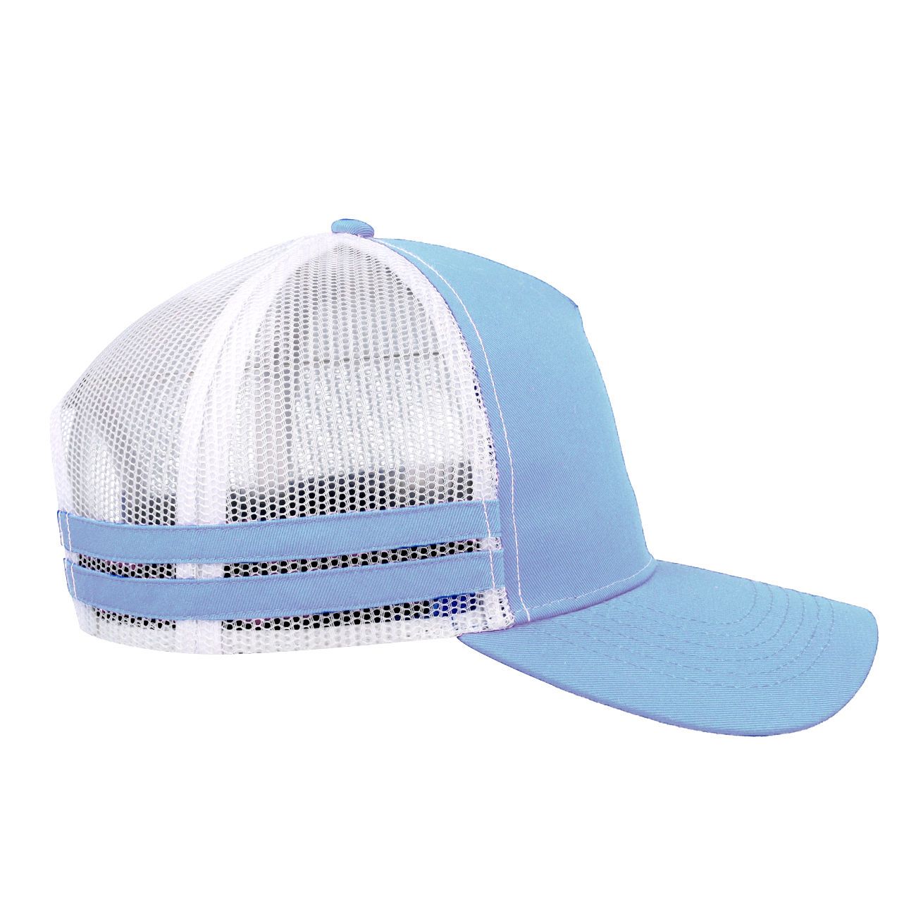 F24503 Headwear24 Striped Trucker Cap - Image 36