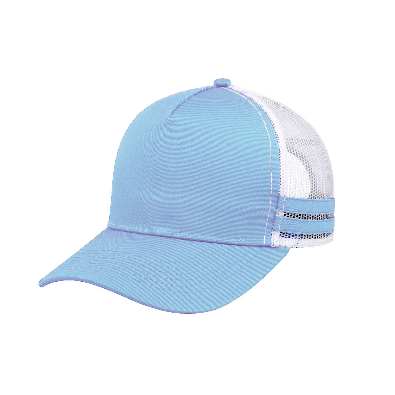 F24503 Headwear24 Striped Trucker Cap - Image 32