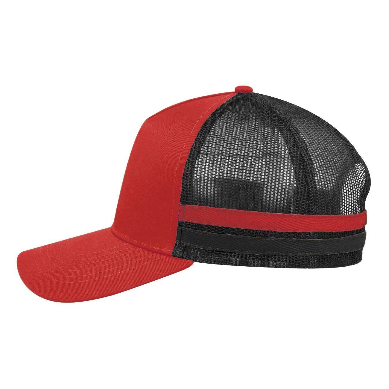 F24503 Headwear24 Striped Trucker Cap - Image 29