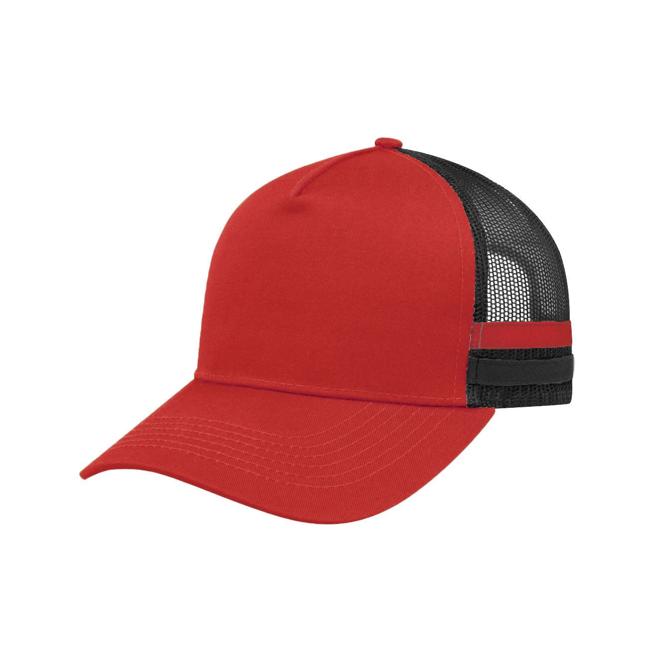 F24503 Headwear24 Striped Trucker Cap - Image 26