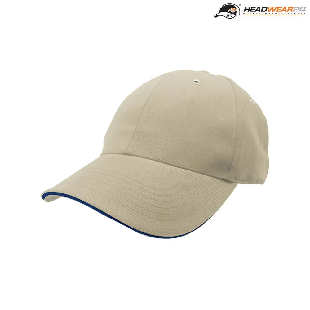 M6001 Headwear24 Metal Sandwich Peak - Image 11