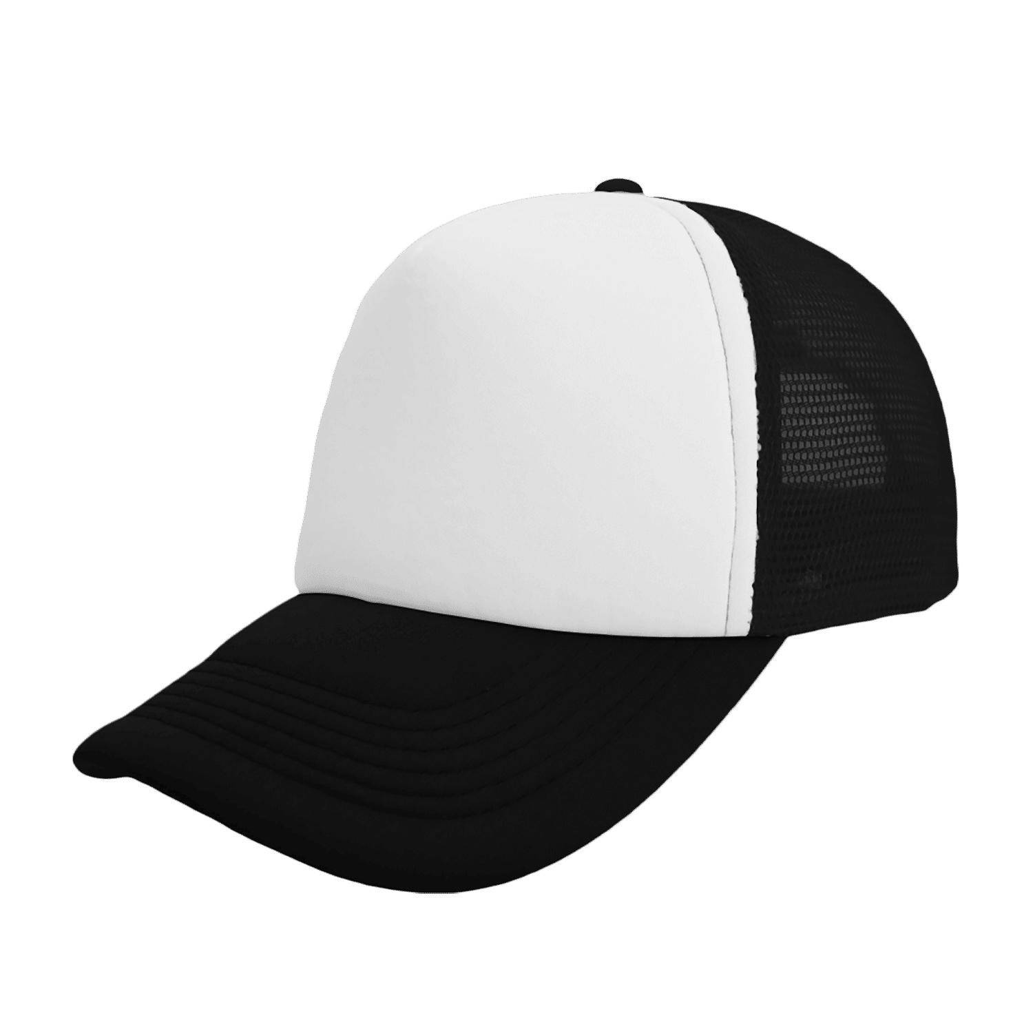 S19500 Headwear24 Foam Trucker Curved Peak - Image 4