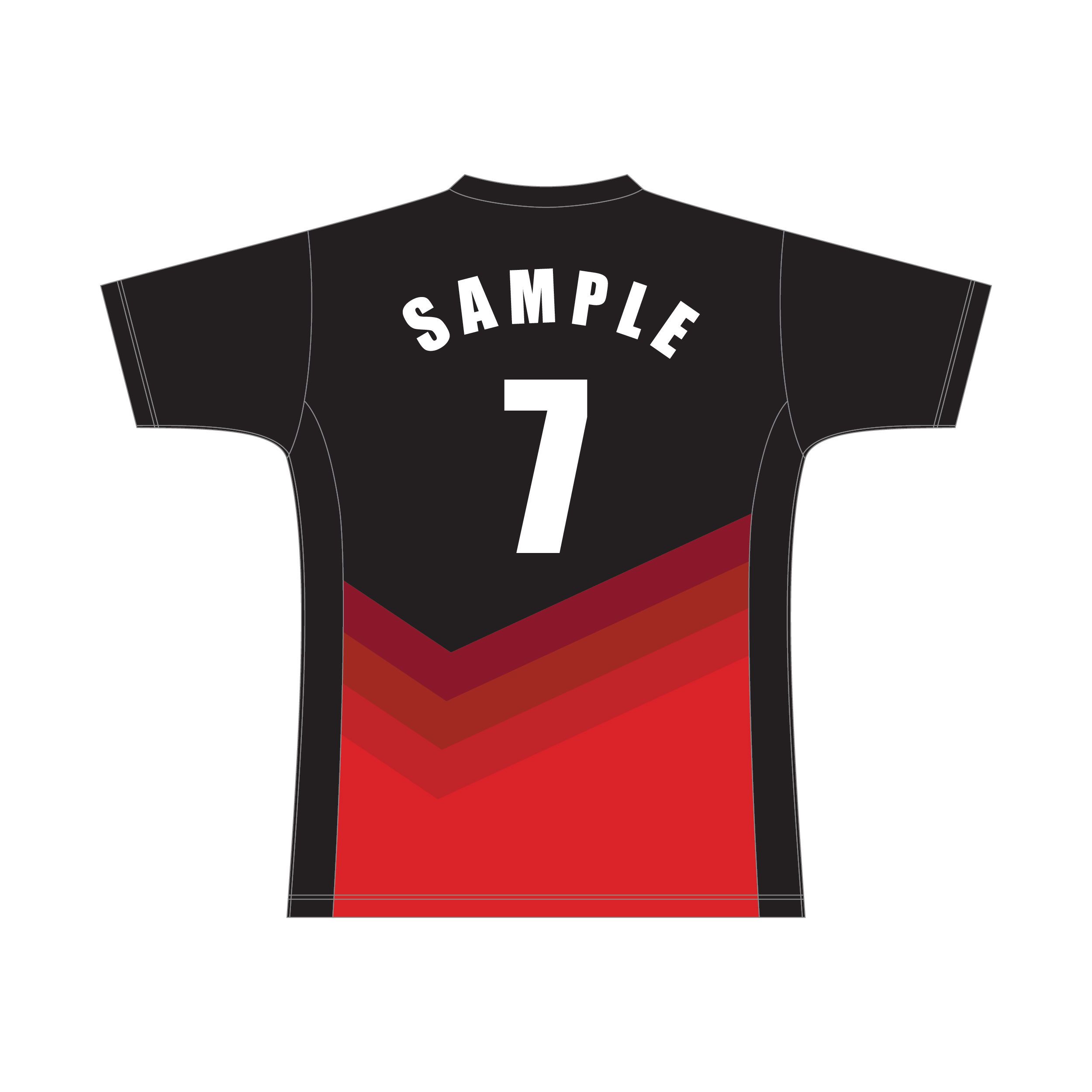 Hockey Jersey Set Sleeve Playing Top - Image 3