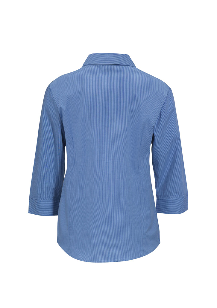 Womens Micro Check 3/4 Sleeve Shirt - Image 18