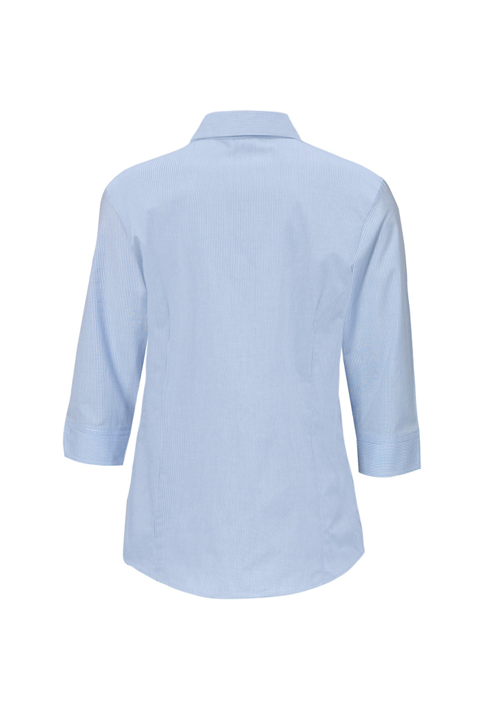 Womens Micro Check 3/4 Sleeve Shirt - Image 14