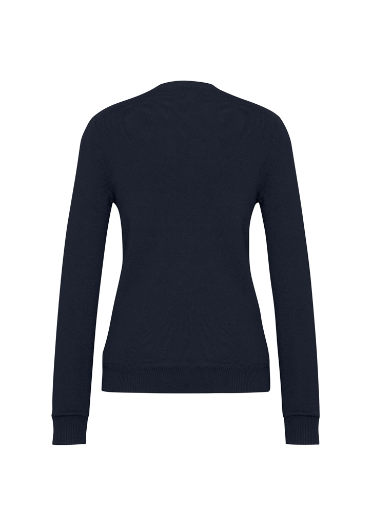 Womens V-Neck Knit Pullover - Image 12