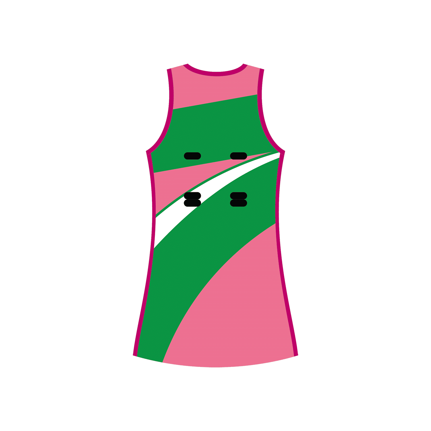Netball Dress Standard No Side Panels - Image 4