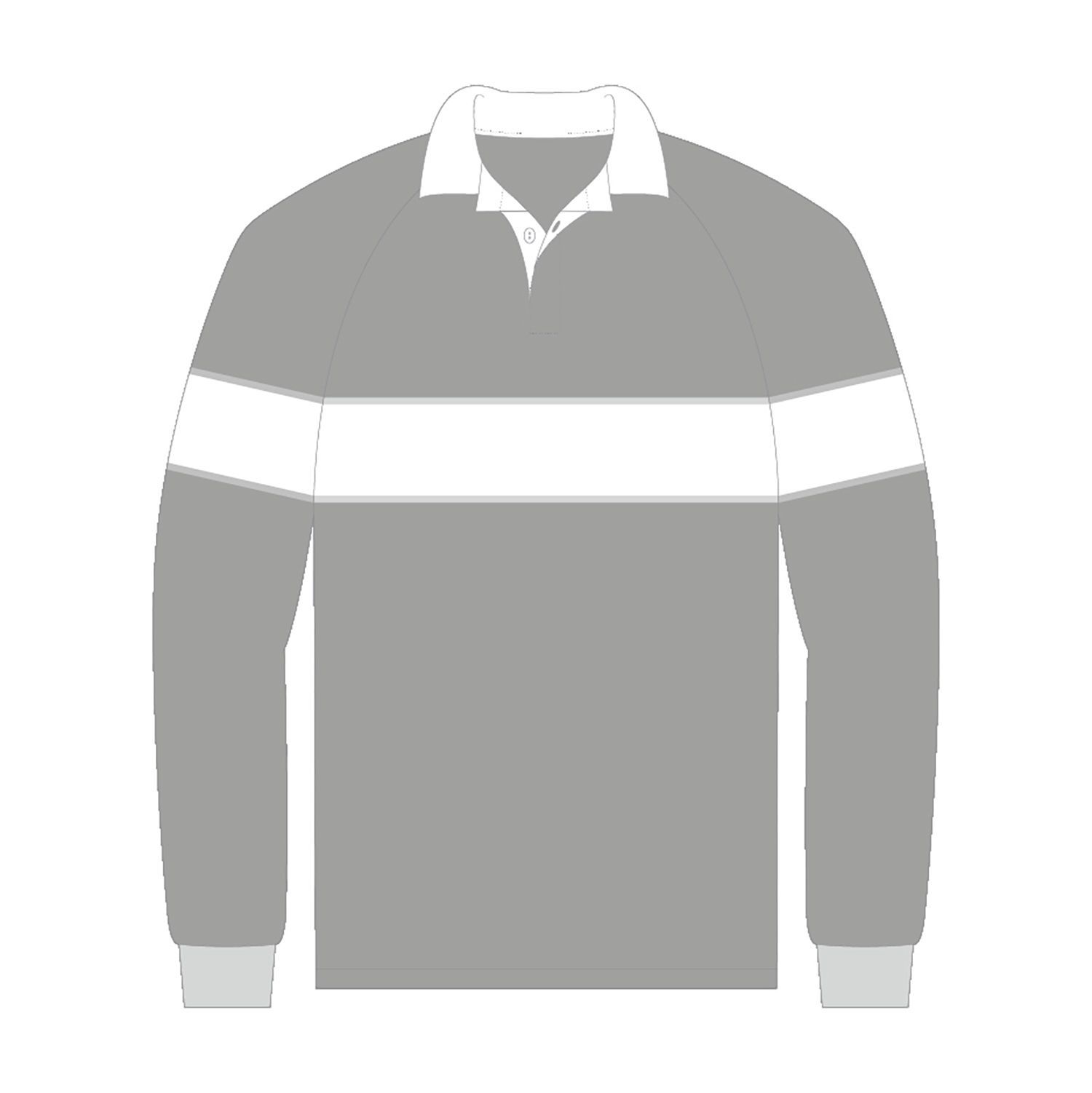 Off-Field Poly/Cotton LS Knitted Rugby Jersey - Image 6