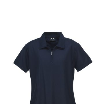 Womens Micro Waffle Short Sleeve Polo