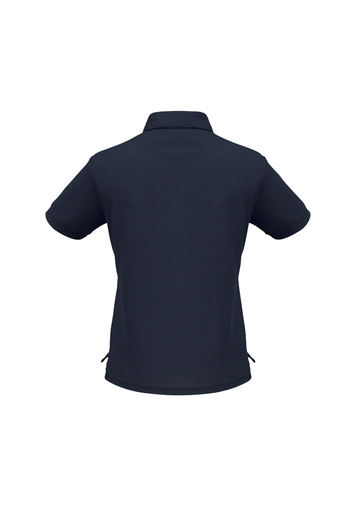 Womens Micro Waffle Short Sleeve Polo - Image 10