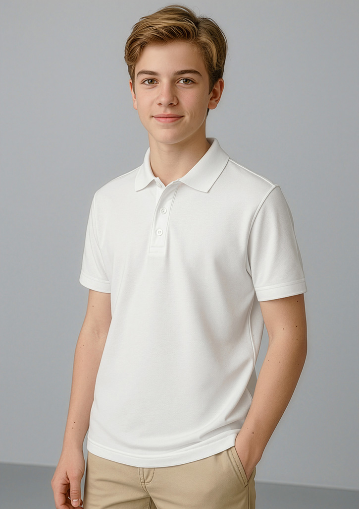 Kids Crew Short Sleeve Polo - Image 47
