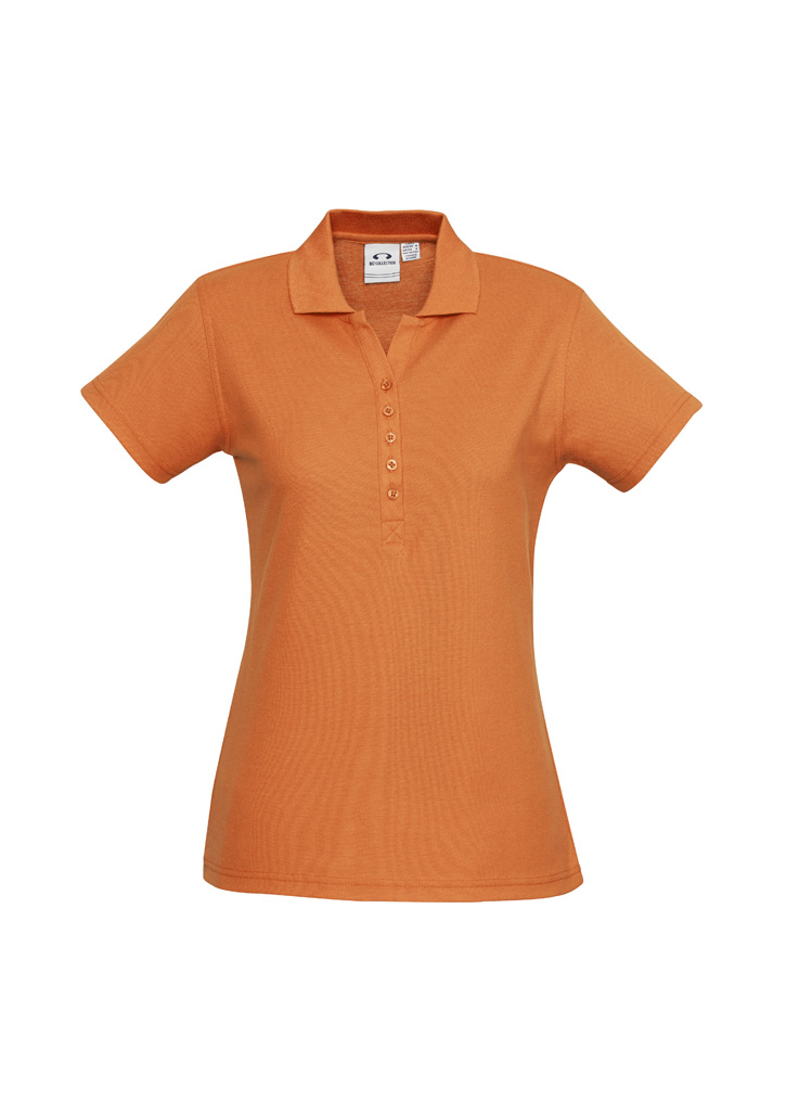 Womens Crew Short Sleeve Polo - Image 50