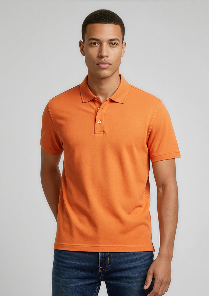 Mens Crew Short Sleeve Polo - Image 62