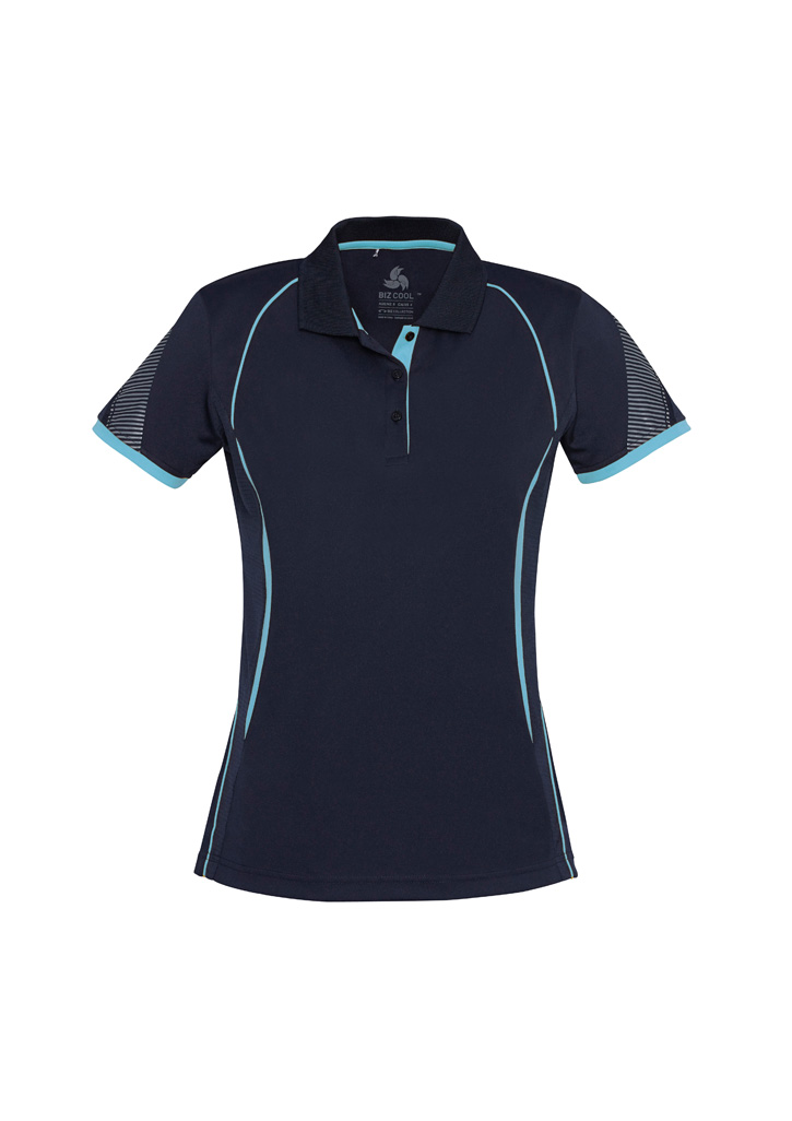 Womens Razor Short Sleeve Polo - Image 58
