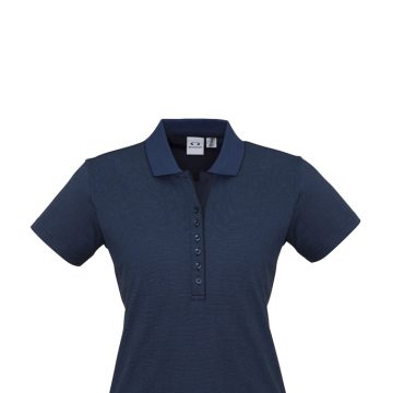 Womens Shadow Short Sleeve Polo