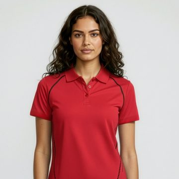 Womens Cyber Short Sleeve Polo