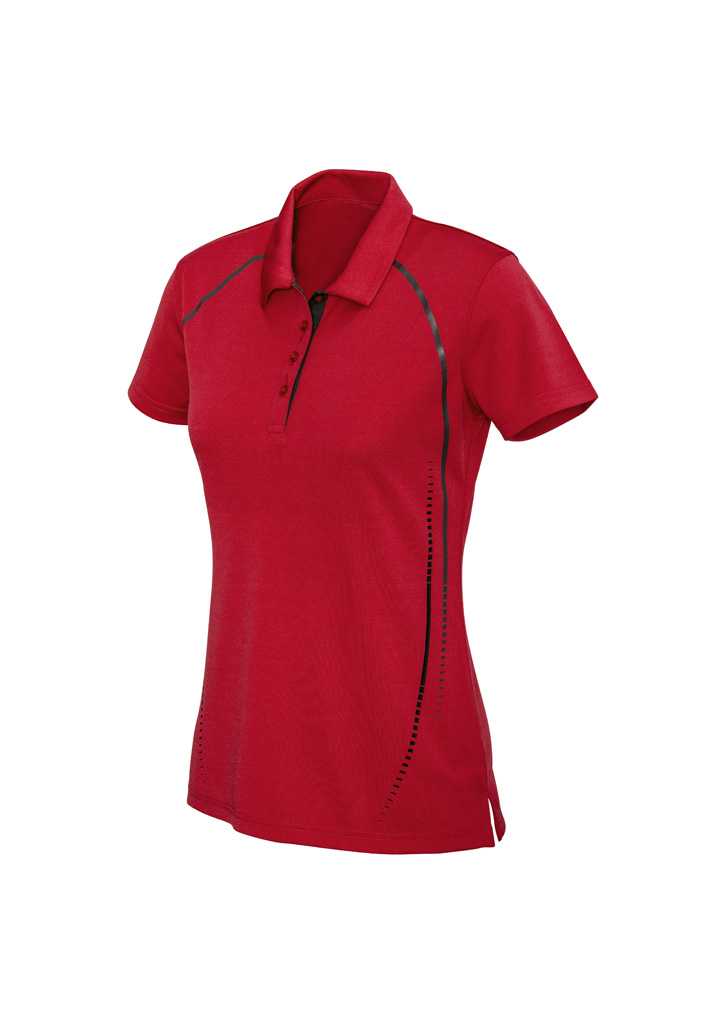 Womens Cyber Short Sleeve Polo - Image 17