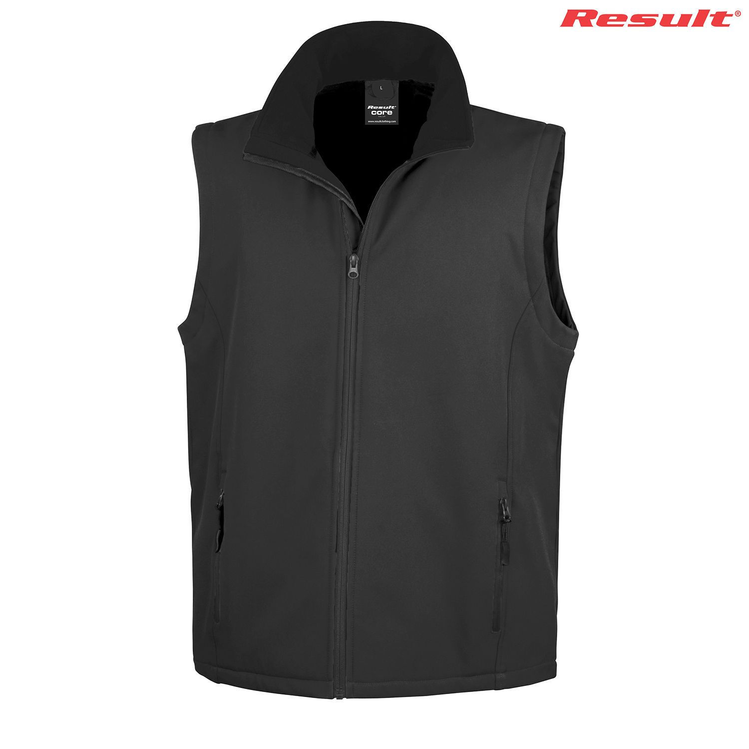 R232m Result Adult Printable Softshell Vest - Image 3