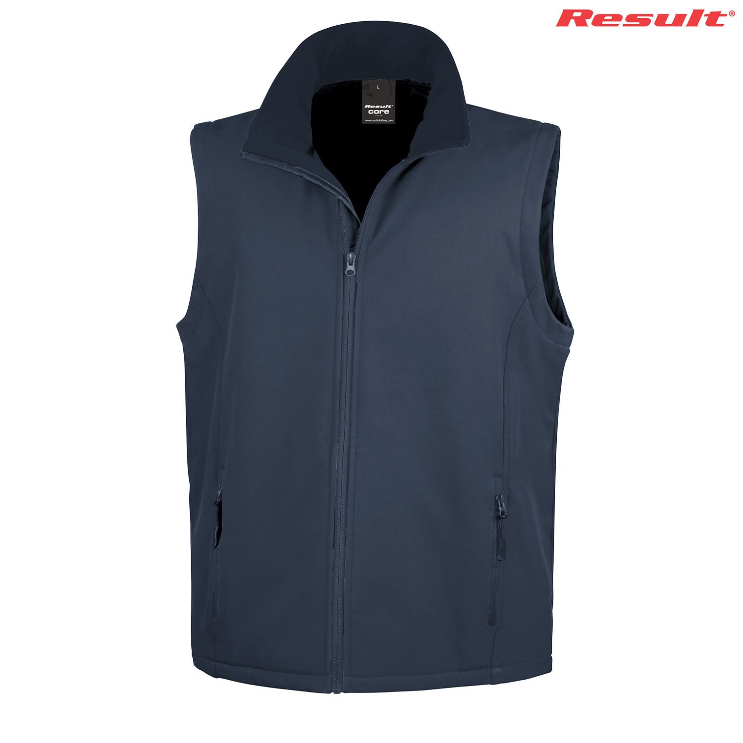 R232m Result Adult Printable Softshell Vest - Image 6