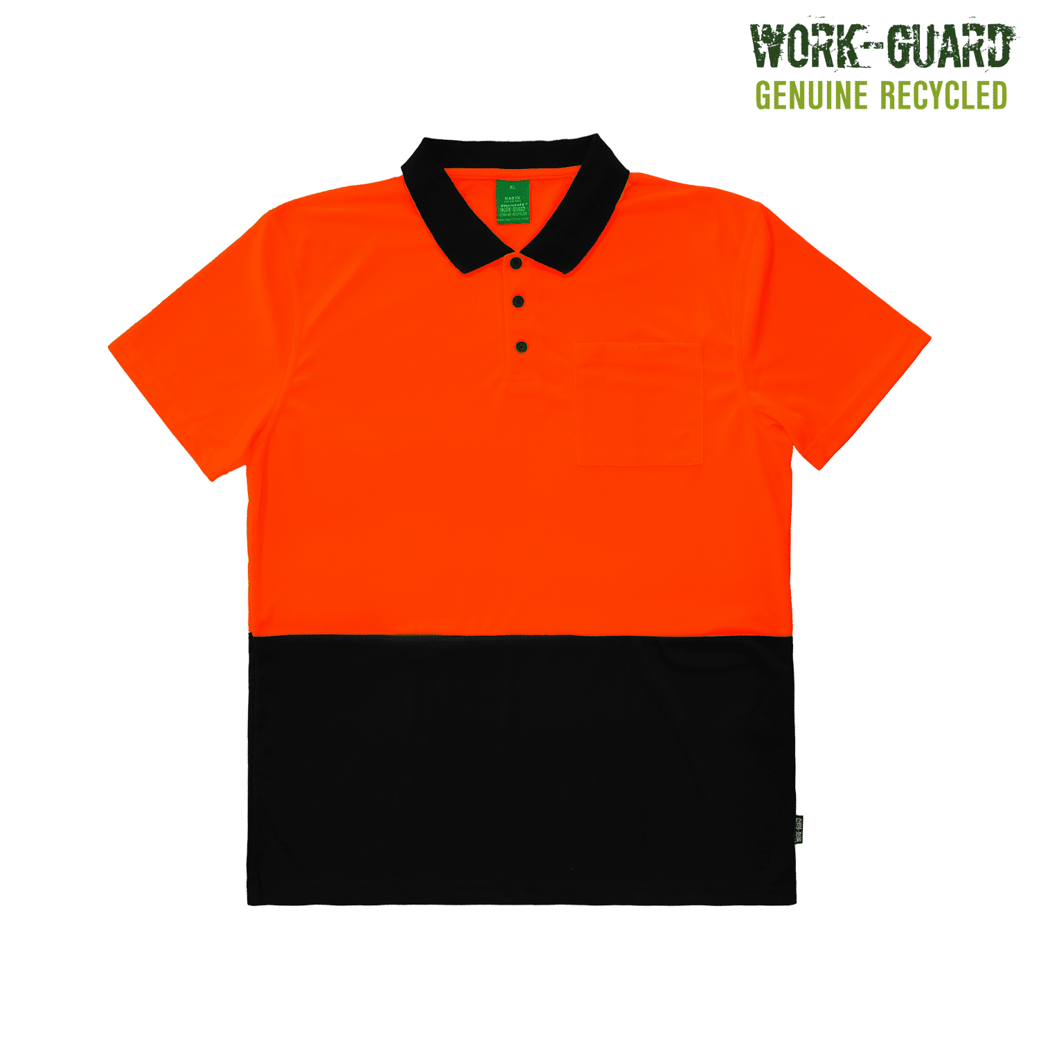R481X Work-Guard Recycled Hi Vis Polo - Image 10