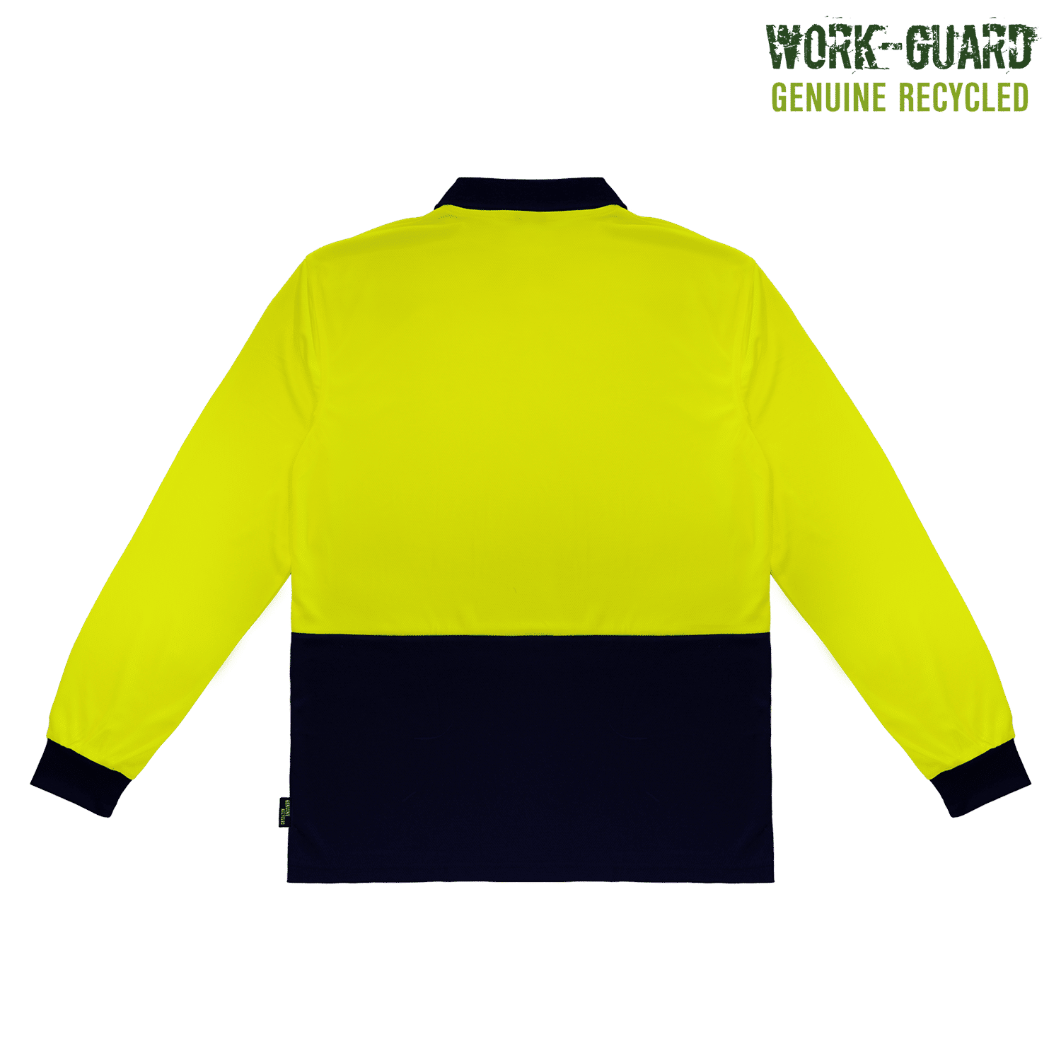 R482X Work-Guard Recycled Hi Vis Longsleeve Polo - Image 14