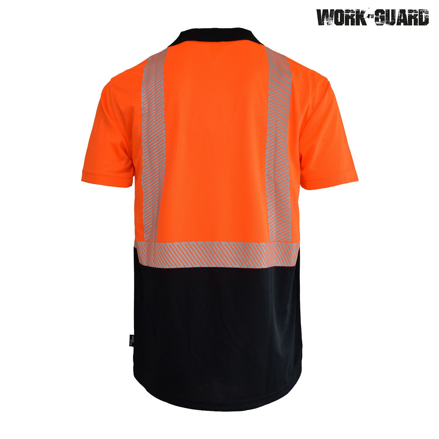 R485X Work-Guard Recycled Hi Vis Short Sleeve Day/Night Polo - Image 5