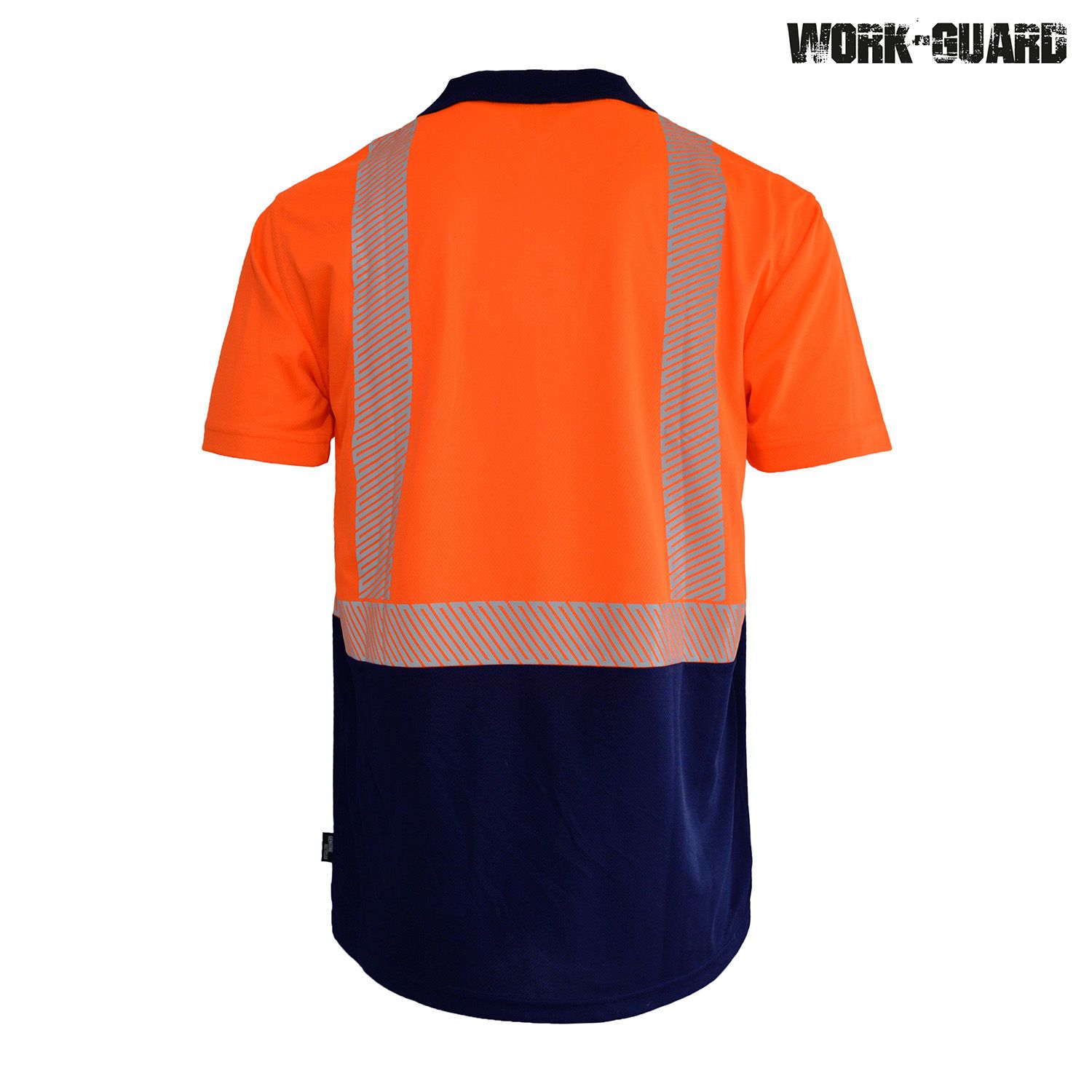 R485X Work-Guard Recycled Hi Vis Short Sleeve Day/Night Polo - Image 7