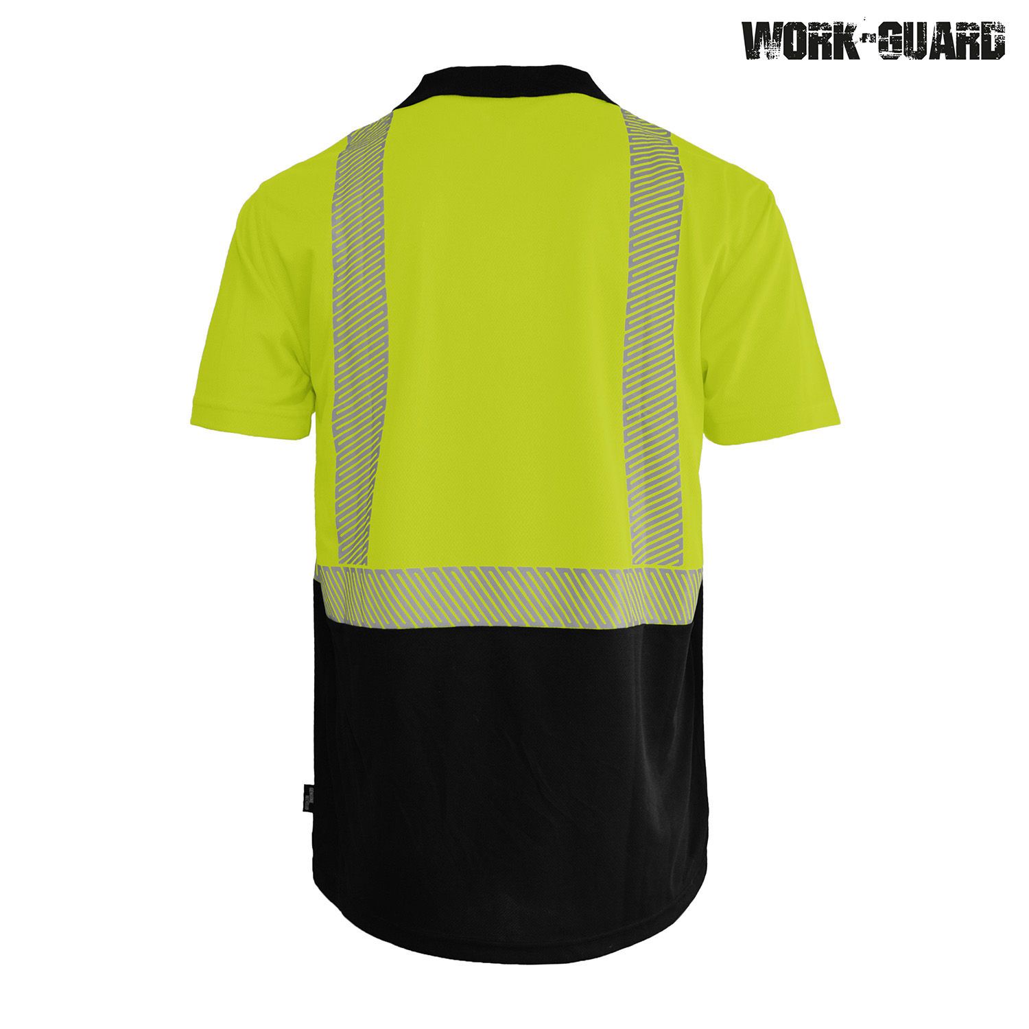 R485X Work-Guard Recycled Hi Vis Short Sleeve Day/Night Polo - Image 9